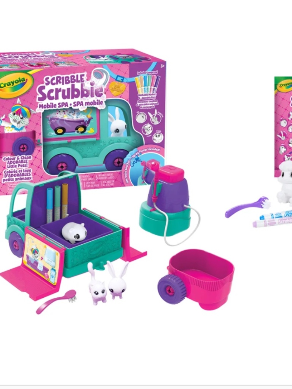 Scribble Scrubbie Pets Mobile Spa Play Kit
